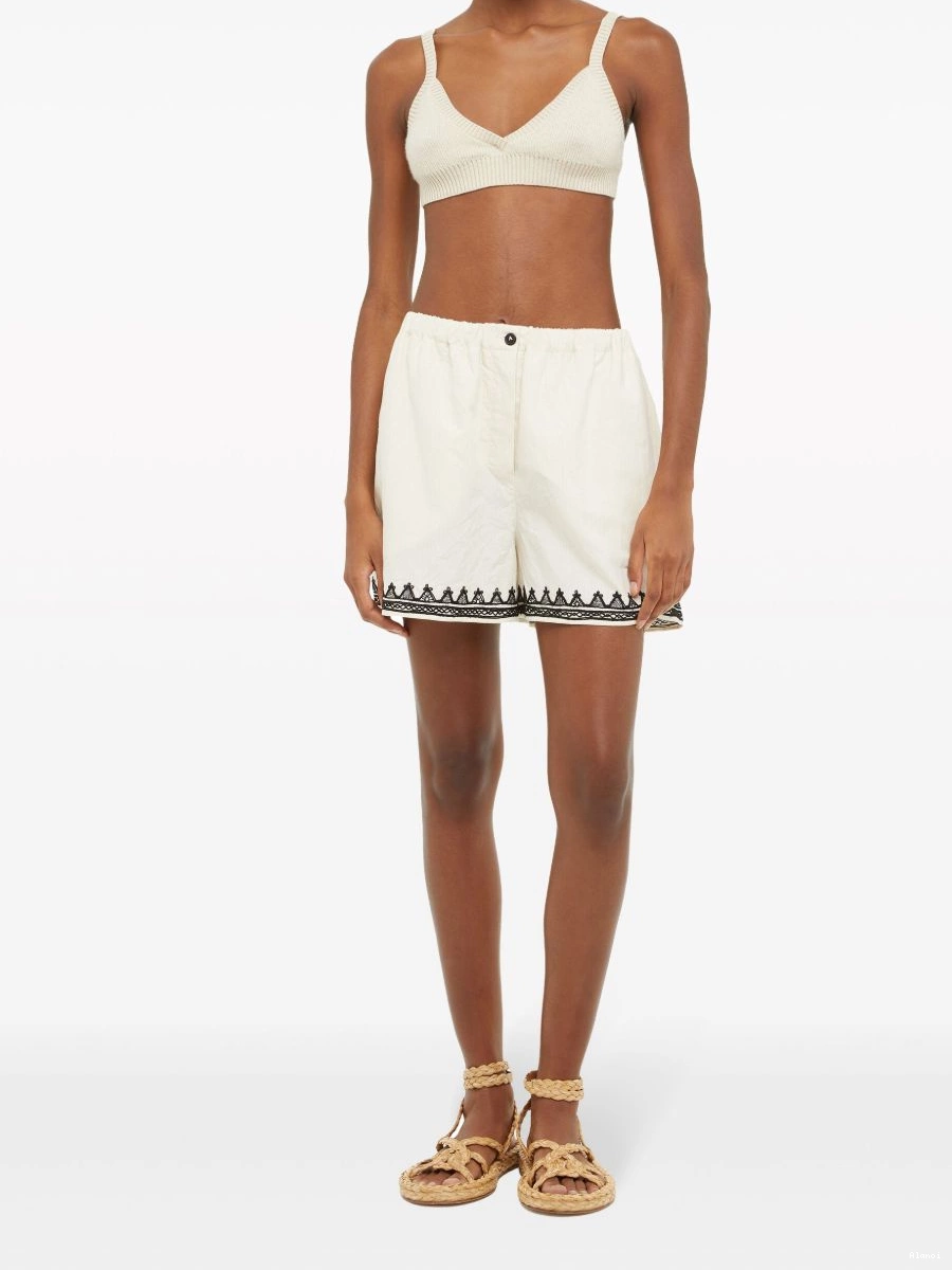 Cheap Women shorts Akasha Alanui cotton-blend 0809